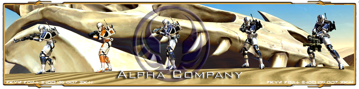 Alpha Company Banner